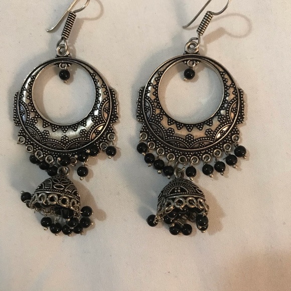 Oxidized earrings - Picture 1 of 4